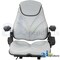 A & I Products Seat, F20 Series, Slide Track / Armrest / Headrest / Gray Vinyl 22" x22" x14" A-F20ST135 - alternate 2